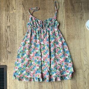 Princess Polly Floral Dress - Pink, Blue, Green(WORN ONCE!!)
